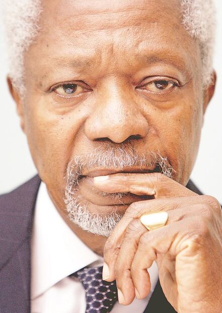 Kofi Annan, el mediador de la paz