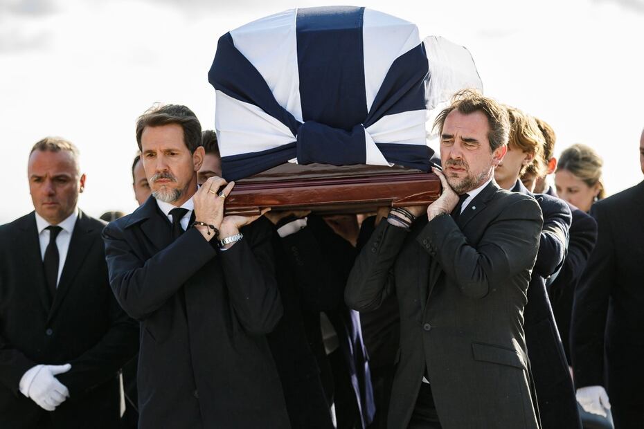 Históricas fotografías del funeral de Constantino II de Grecia, último rey de los helenos