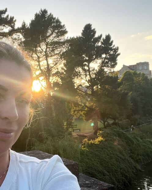 Ludwika Paleta disfrutó de unos días en los bosques de Inglaterra / Foto: Instagram