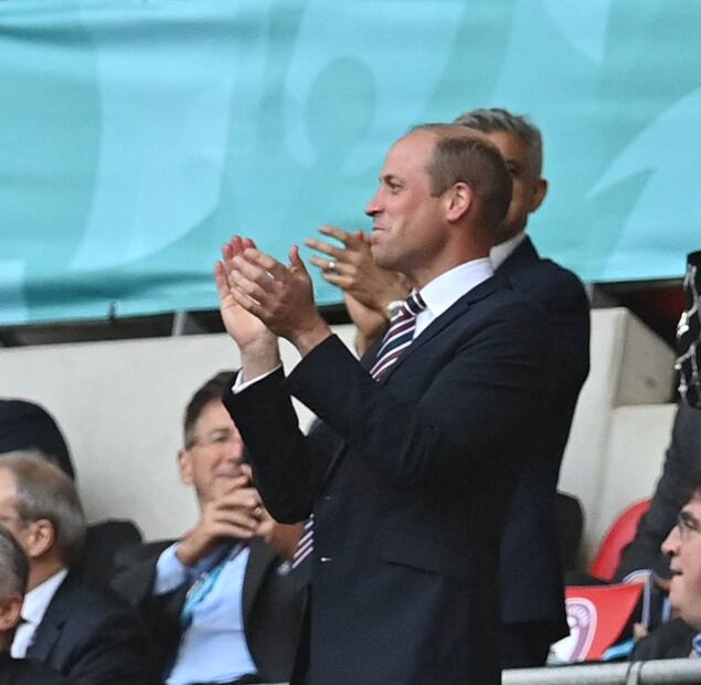 El príncipe William celebra la final Inglaterra contra Italia en la Euro 2020: "¡Qué juego, qué resultado!"
