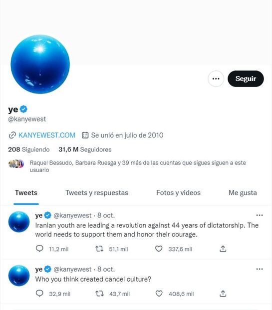 Kanye West regresa a Twitter con Elon Musk al mando