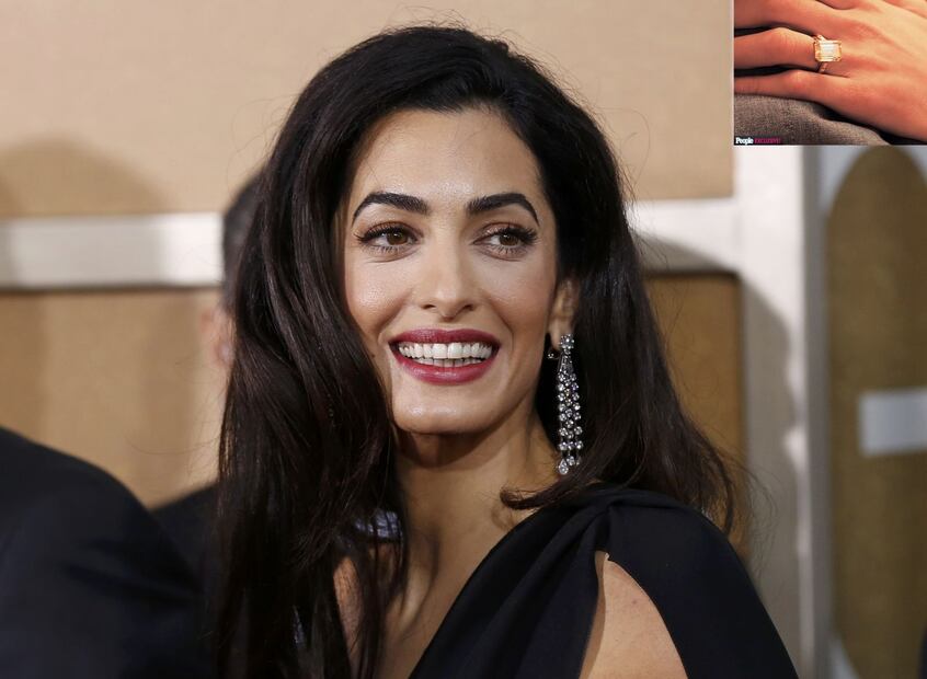 Los anillos de compromiso más espectaculares de las famosas de Hollywood 