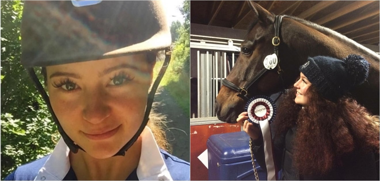 La joven ama a los caballos y a la equitación, su interés por esta disciplina nació cuando era muy pequeña. Fotos: Instagram