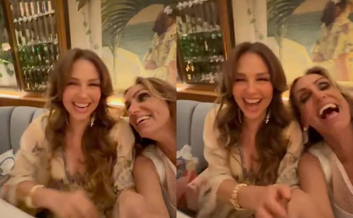 Thalia y su amiga Lili Estefan / Fotos: Especial @thalia