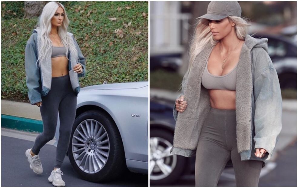 La espectacular transformación de Paris Hilton en Kim Kardashian