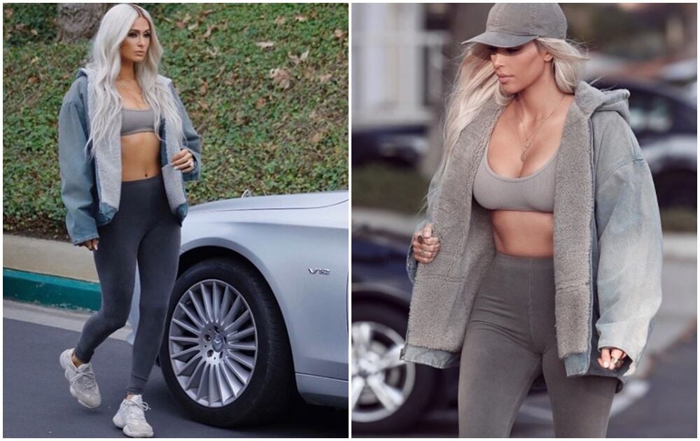 La espectacular transformación de Paris Hilton en Kim Kardashian
