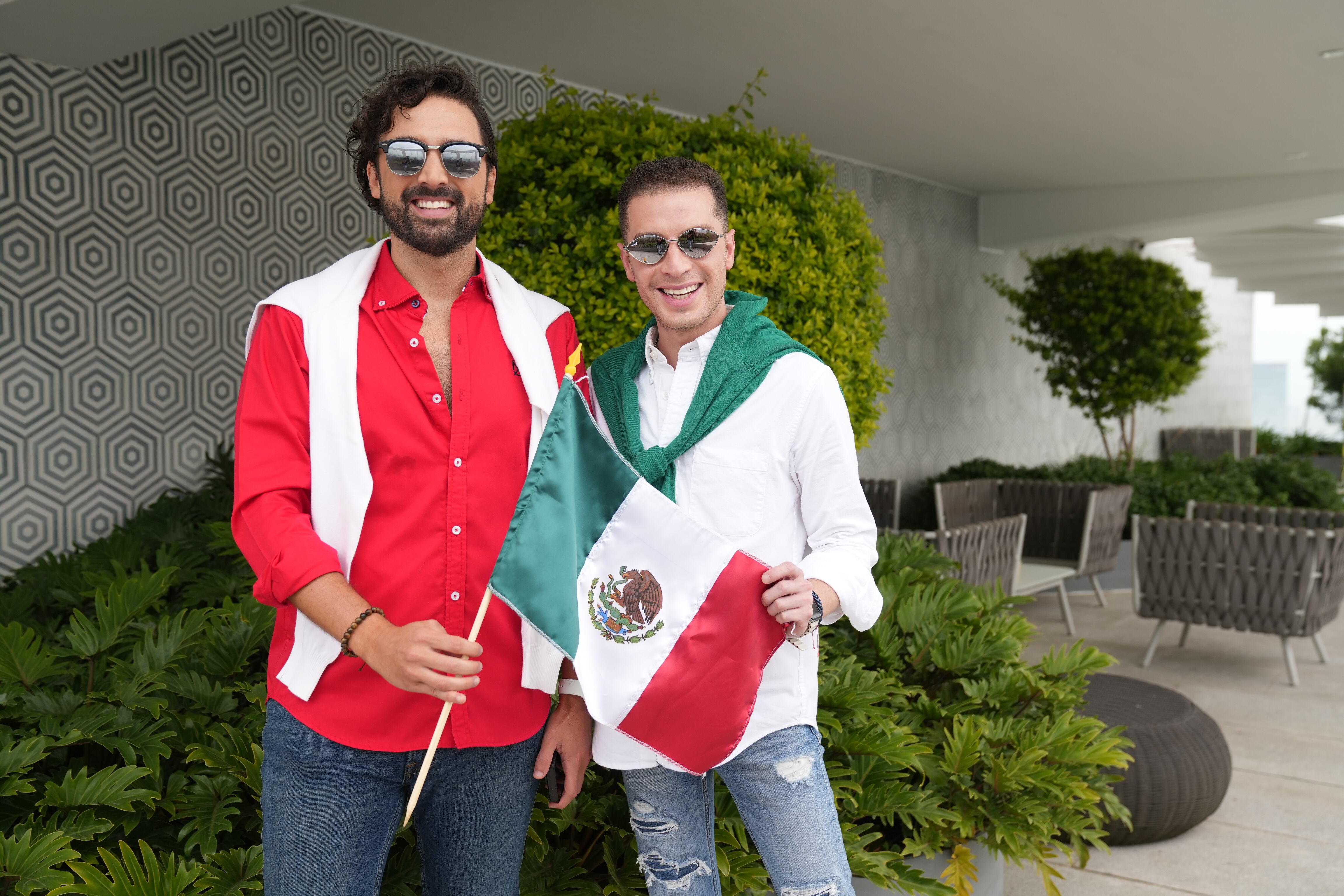 Carlos Girón y Oscar Barrios. (Foto: Leonardo Gómez)