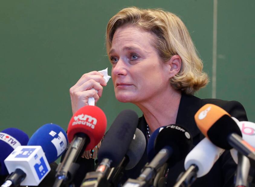 Delphine Boël y su medio hermano, el rey Felipe de los belgas, se ven por primera vez