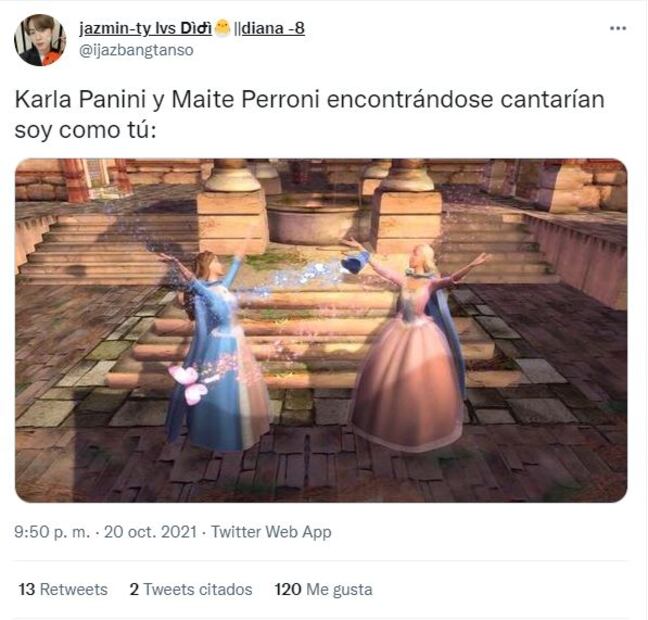 ¿Por qué comparan a Maite Perroni con Karla Panini en memes?