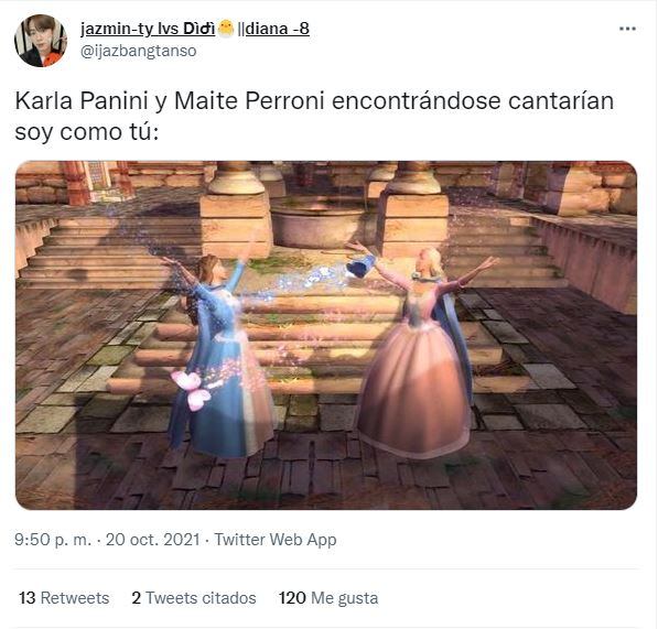 ¿Por qué comparan a Maite Perroni con Karla Panini en memes?