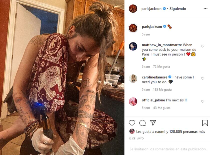 El significado de los 53 tatuajes de la hija de Michael Jackson