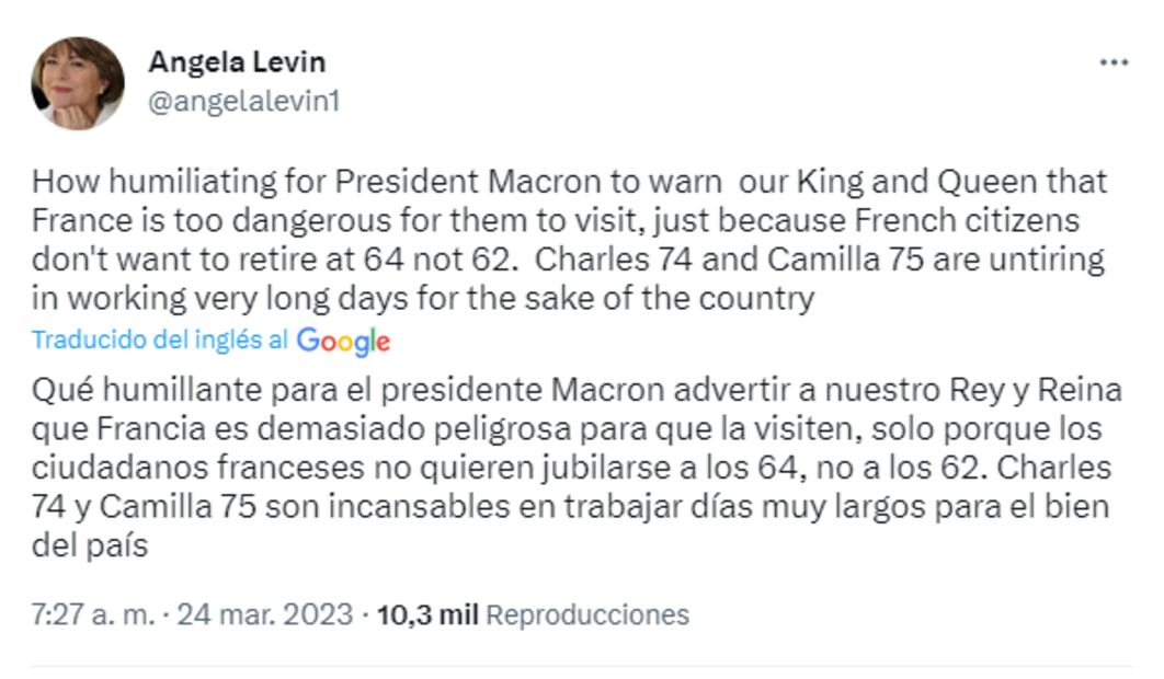 Cancelan visita del rey Carlos III y Camila a Francia ante disturbios fuera de control