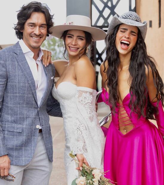 Fernando Schoenwald, Michelle y Bárbara de Regil/Instagram.