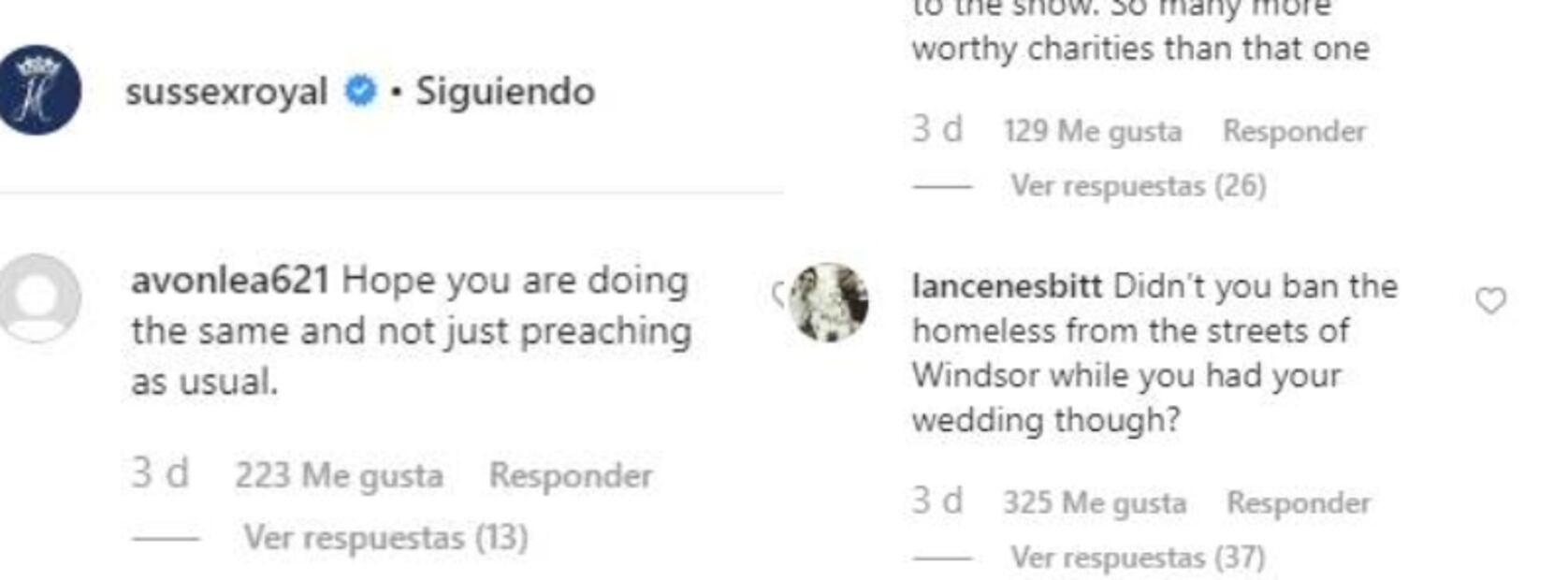 Meghan Markle es duramente criticada en Instagram por su postal de Navidad