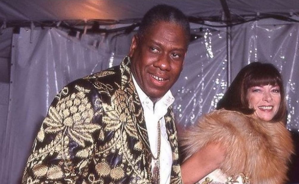 Anna Wintour y André Leon Talley / Foto: IG @andreltally
