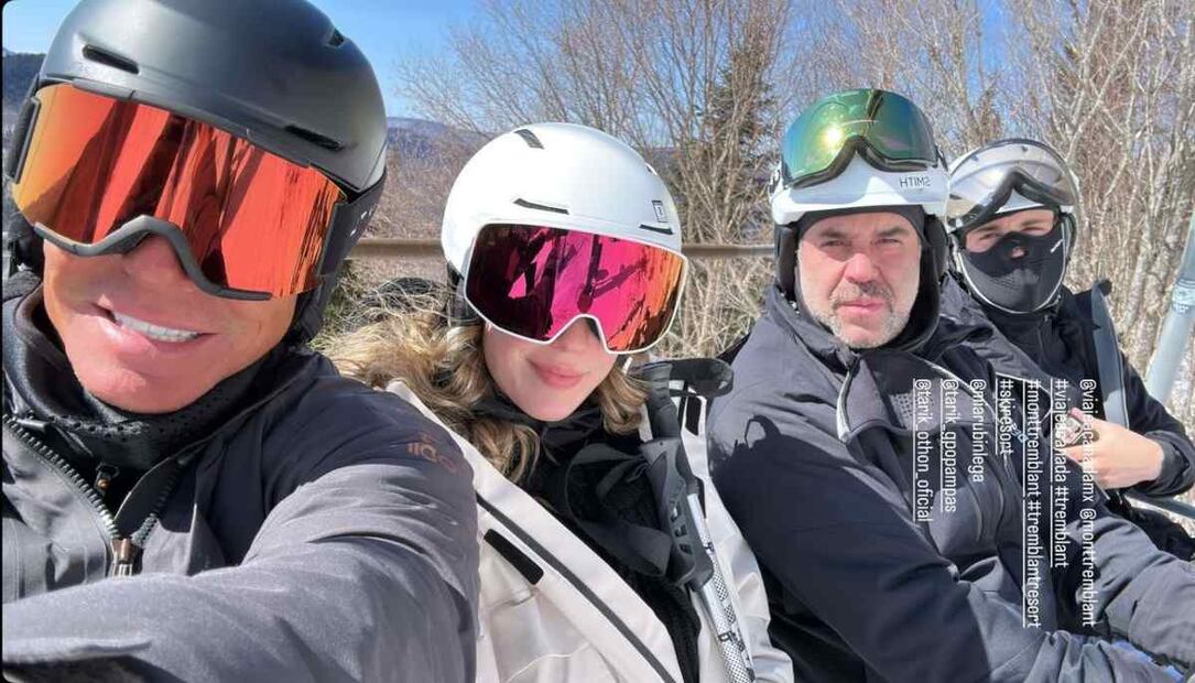 Erik y Mía Rubín junto a Tarik Othón papá e hijo / Foto: Instagram  -@erikrubinoficial