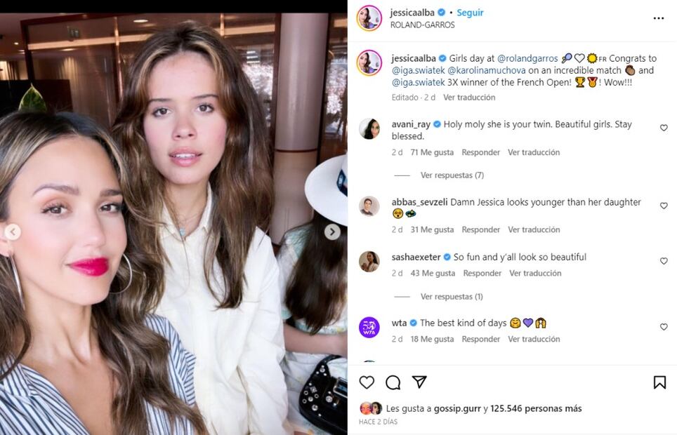 Jessica Alba junto a su hija Honor / Instagram