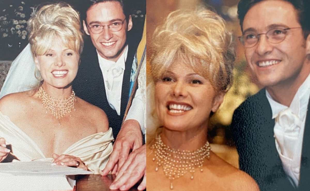 Hugh Jackman y Deborra-Lee Furness durante su boda / Foto: Instagram