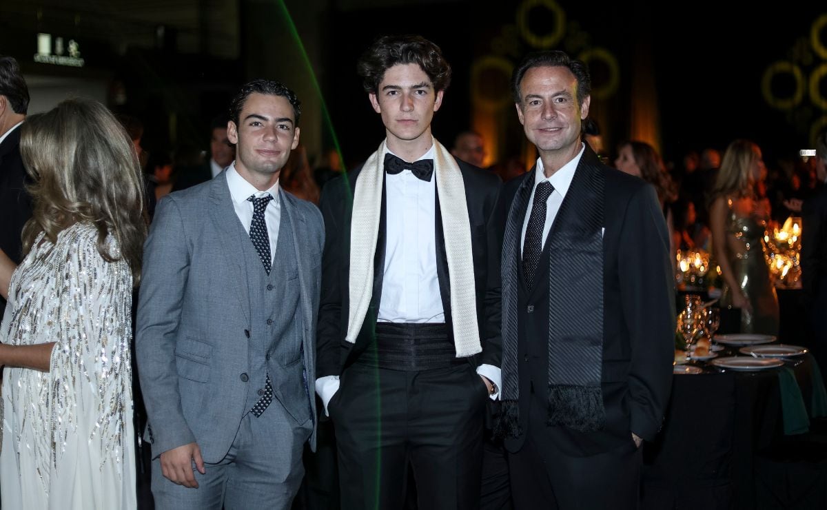 Diego, Alejandro y Carlos Autrey (Foto: Esteban Torreblanca)