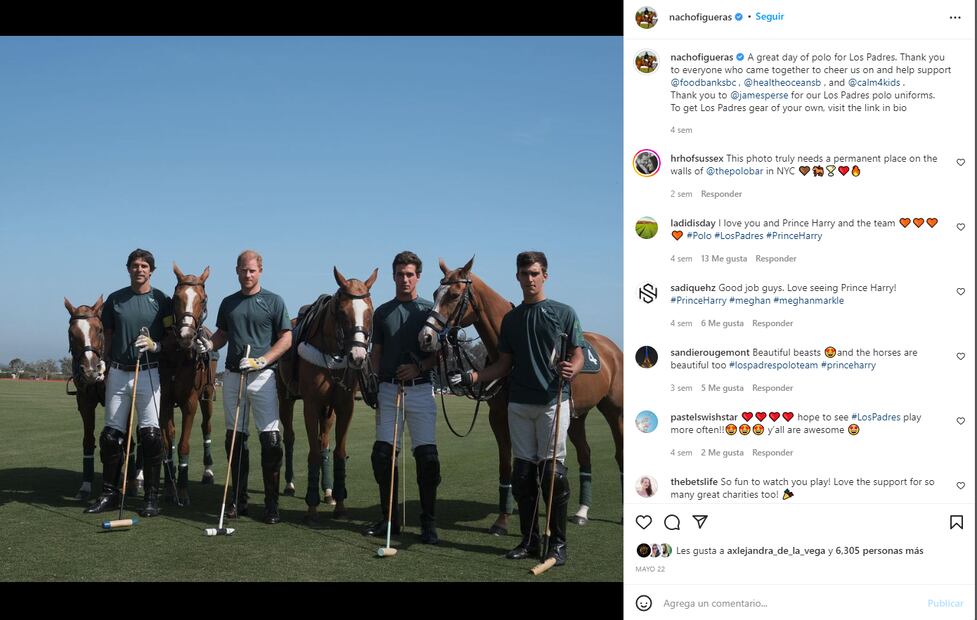 Nacho Figueras felicita al príncipe Harry en el Día del Padre ante el silencio de la familia real