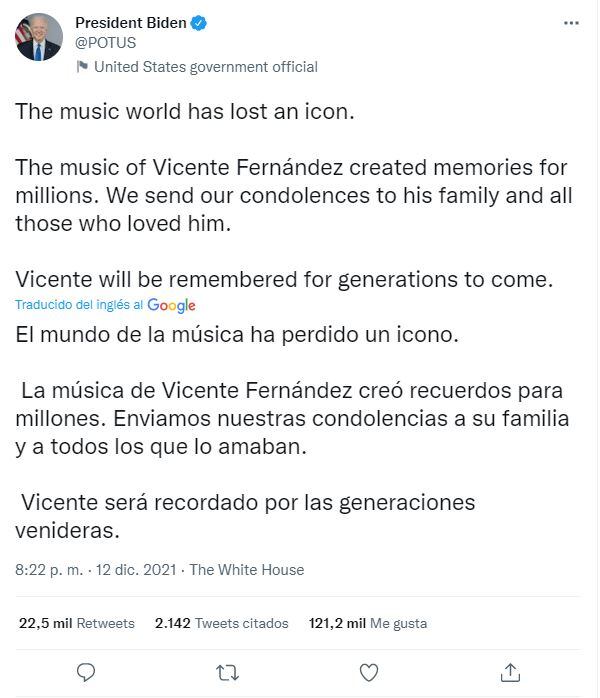 Alex Fernández canta en la IX Cumbre de las Américas en Estados Unidos