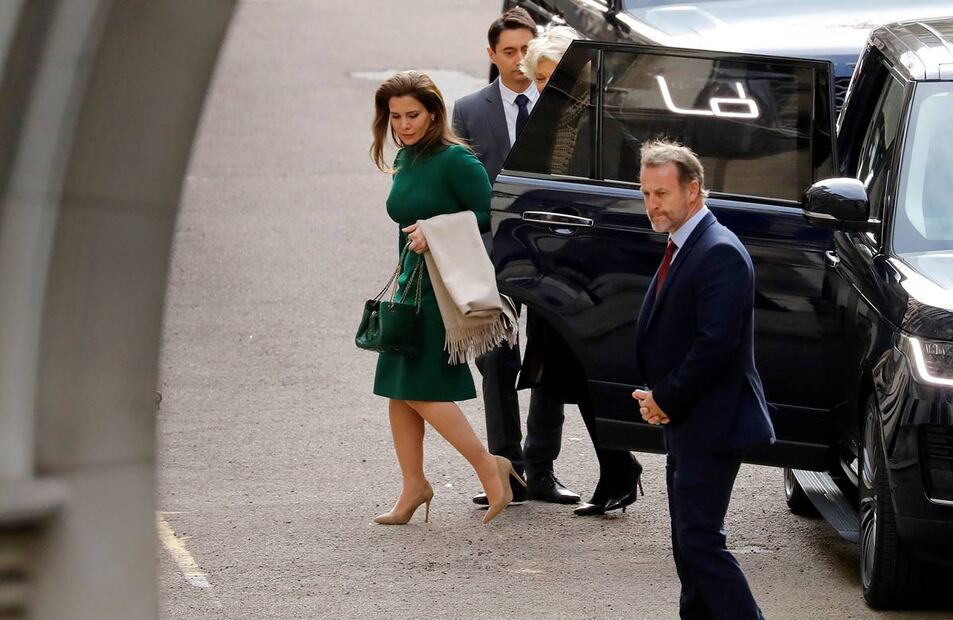 La princesa Haya bint Al Hussein, en el tribunal, lista para pelear por sus hijos contra el jeque de Dubai