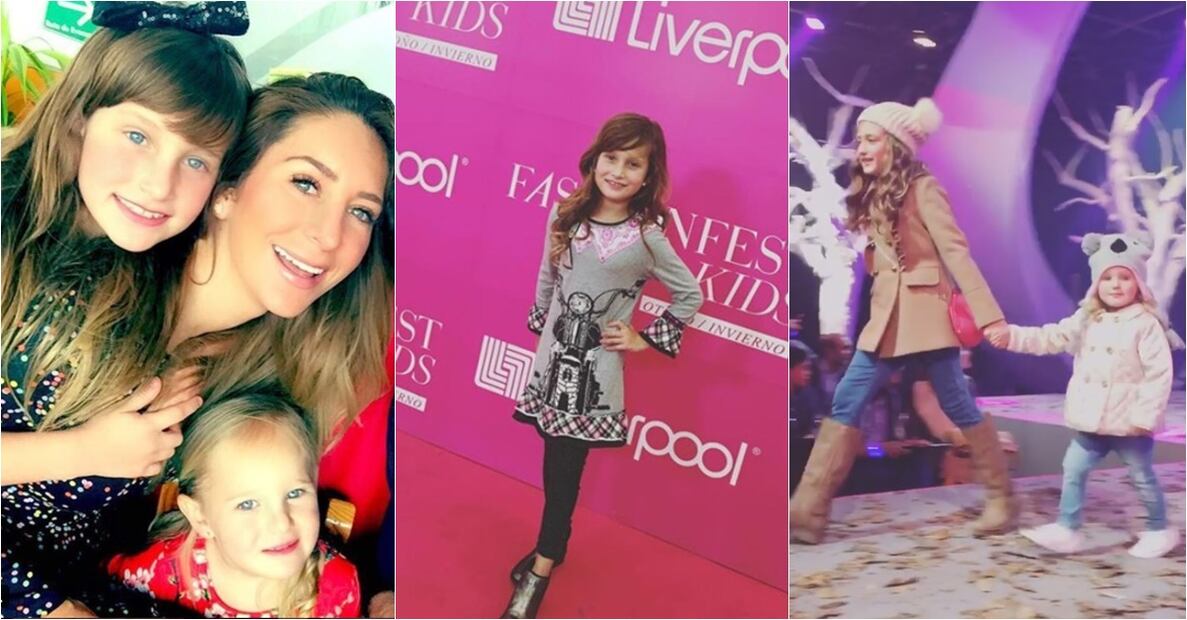 Hijas de famosos mexicanos que son mini modelos 