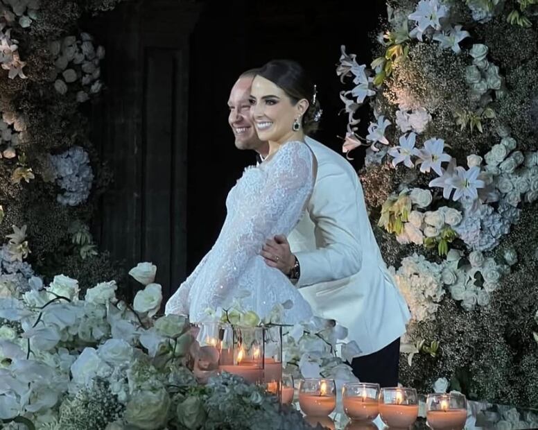 La boda de Santiago Taboada y Fernanda Chávez / Foto: Instagram