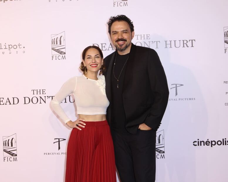 Bárbara Mori y Fernando Rovzar en el FICM 2023 / Esteban Torreblanca