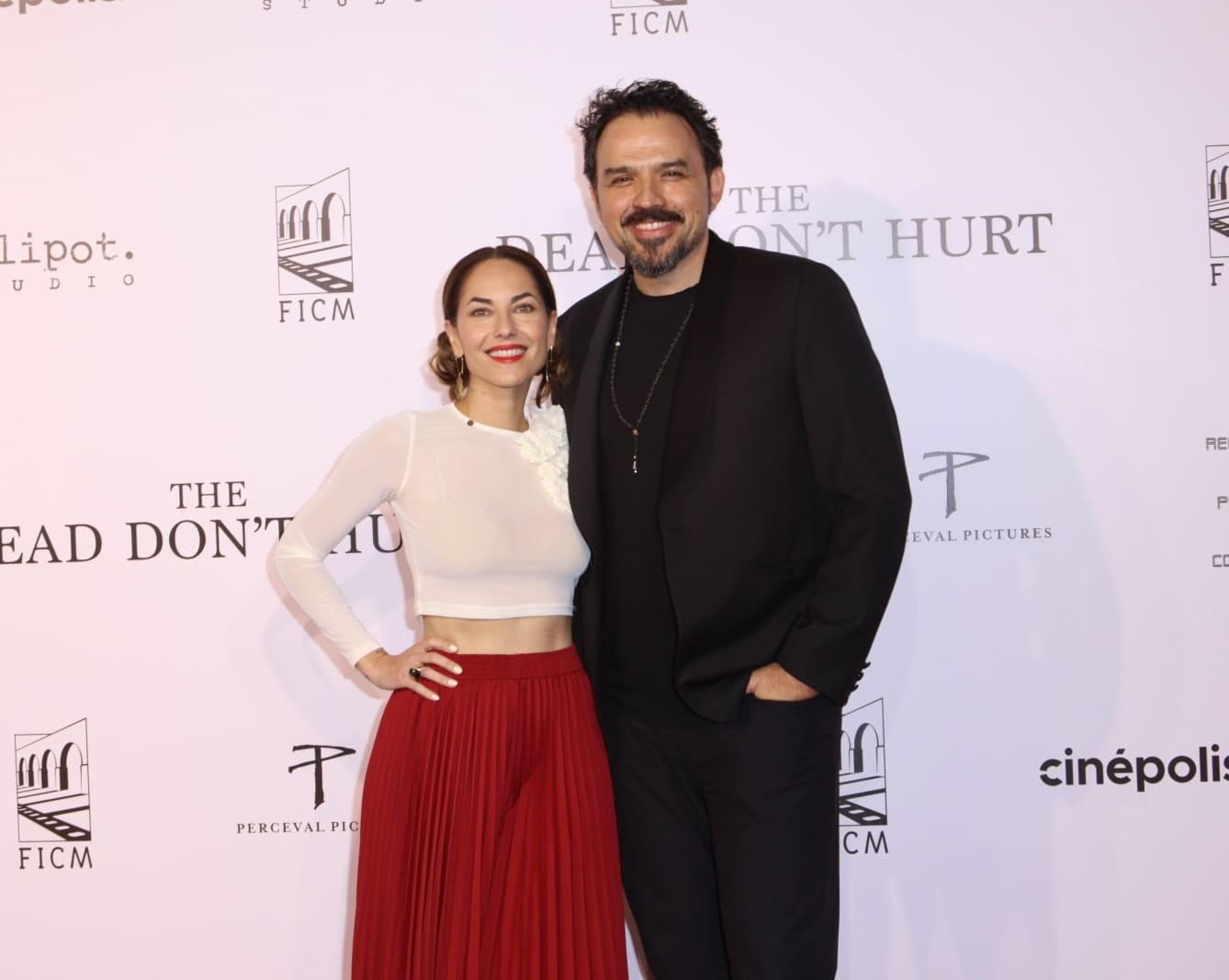Bárbara Mori y Fernando Rovzar en el FICM 2023 / Esteban Torreblanca