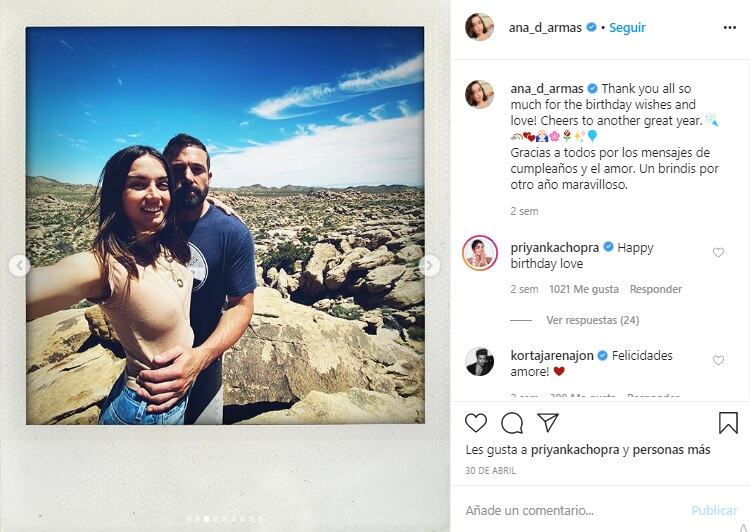 Ben Affleck y Ana de Armas terminaron su relación, aseguran