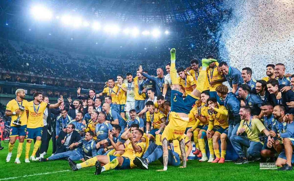 El Club América celebró su tricampeonato / Foto: X