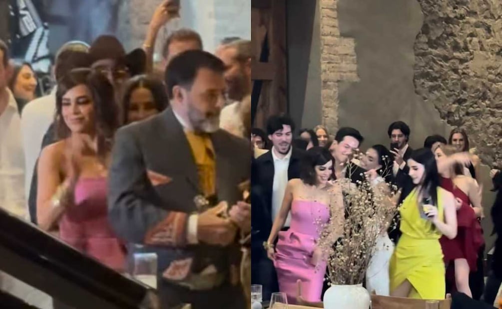Biby Gaytán y Eduardo Capetillo presentes en la preboda de su hija Ale / Foto: Instagram @adriandoblefilo