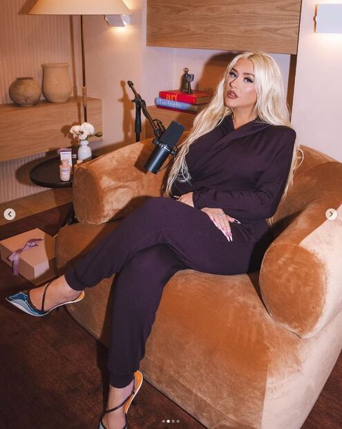 Las uñas de vulva de Christina Aguilera que causaron sorpresa