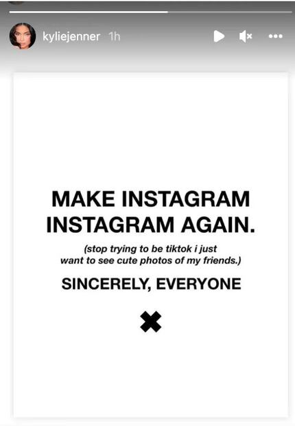 Tras críticas de Kim Kardashian y Kylie Jenner, Instagram frena cambios