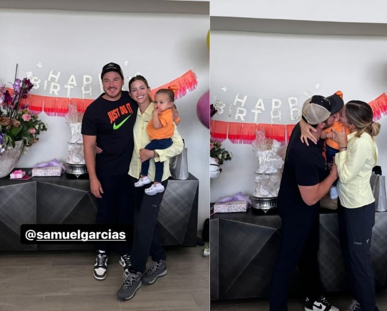 Mariana Rodríguez y Samuel García tuvieron un día muy especial junto a Mariel / Foto: Instagram