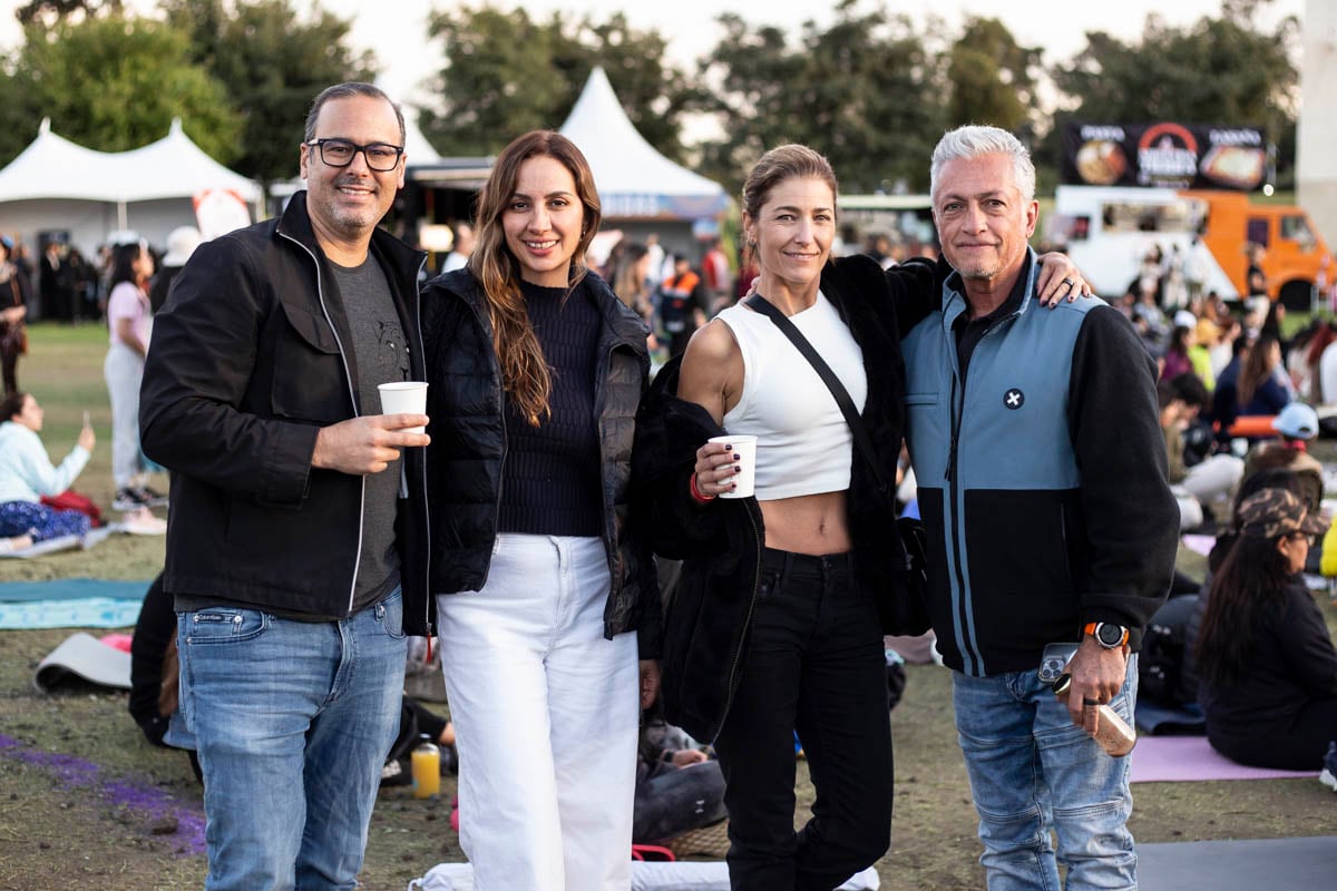 Rodrigo de los Ríos, Sharon Taboada, Ceci de los Ríos y Arturo Velasco. (Foto: Esteban Torreblanca)