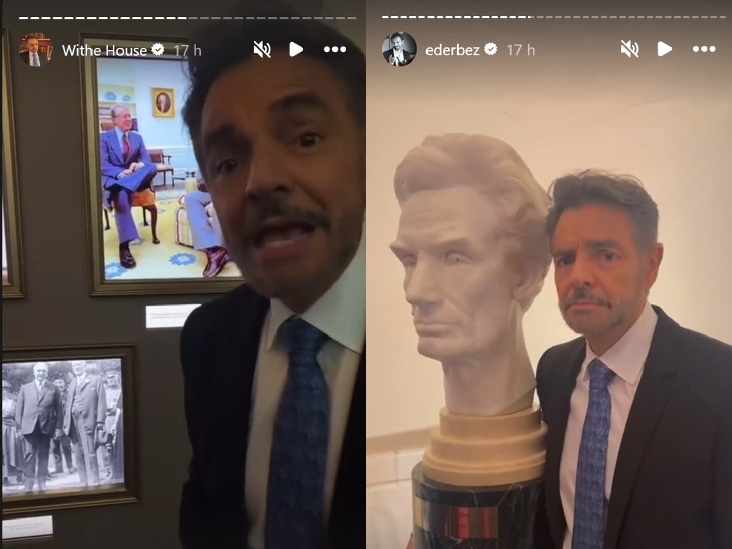 Eugenio Derbez visita la Casa Blanca / Foto: Instagram