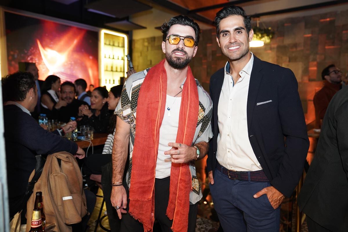 Luis Carlos Origel y Jairo Zapata. (Foto: Héptor Arjona para VIP)