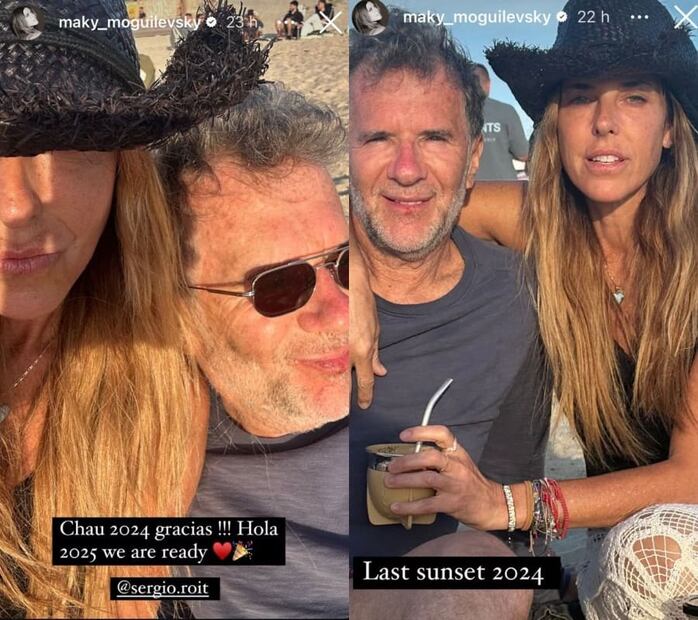 Maky Moguilevsky con Sergio Roitberg, su novio / Fotos: Instagram