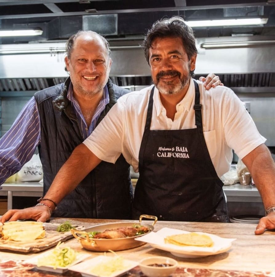Eduardo Solorzano Caraza y el Chef Javier Plascencia / Foto: Instagram