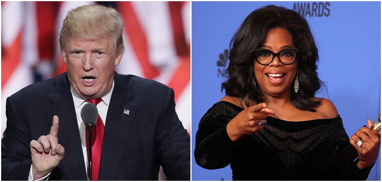 <p>En una encuesta ficticia Oprah Winfrey superó 11% en las preferencias a&nbsp;Donald Trump<strong> (Foto: Archivo El Universal)</strong></p>
