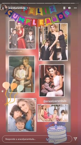 Aracely Arámbula publica foto de Daniel, hijo menor de Luis Miguel
