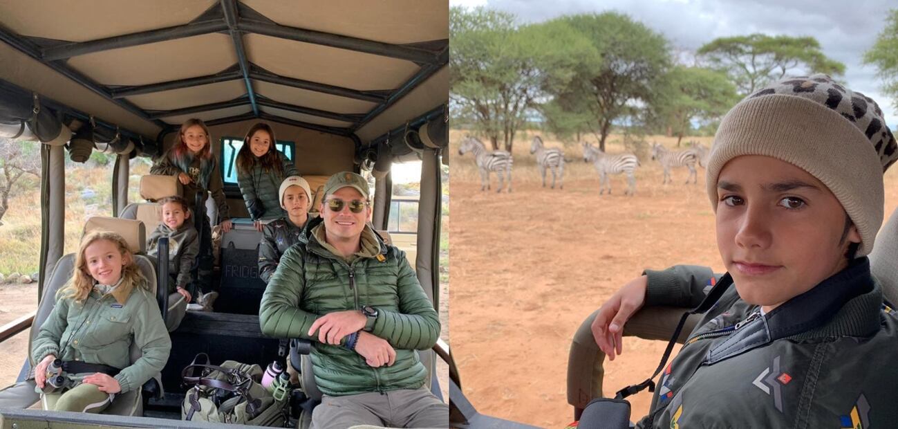 Liliana  Melo de Sada y Federico Sada, un espectacular viaje familiar por África