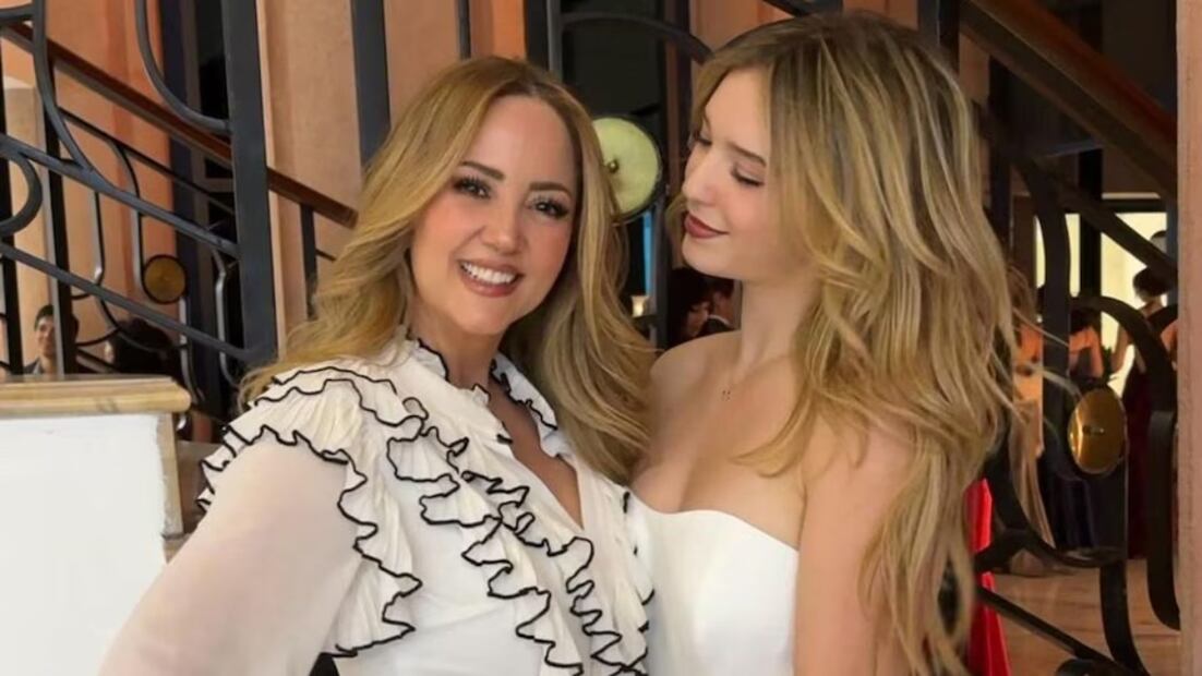 Andrea Legarreta y Mía Rubín, su hija mayor, siempre han llevado una excelente relación / Foto: Instagram