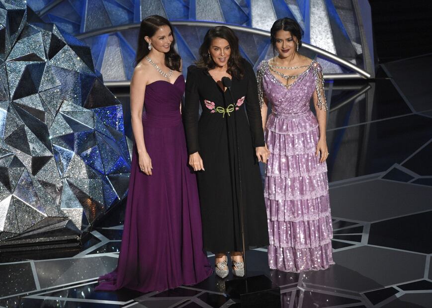 ¿Qué le pasó a Salma Hayek en esta entrega de los Oscar?