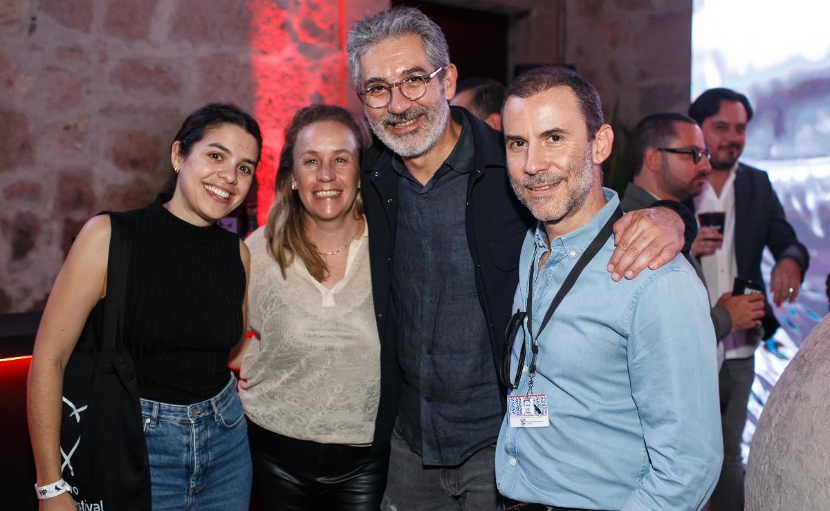 Erendira Nuñez, Kitsia de Spa, Leopoldo Jiménez y Miguel Rivera / Foto: Esteban Torreblanca