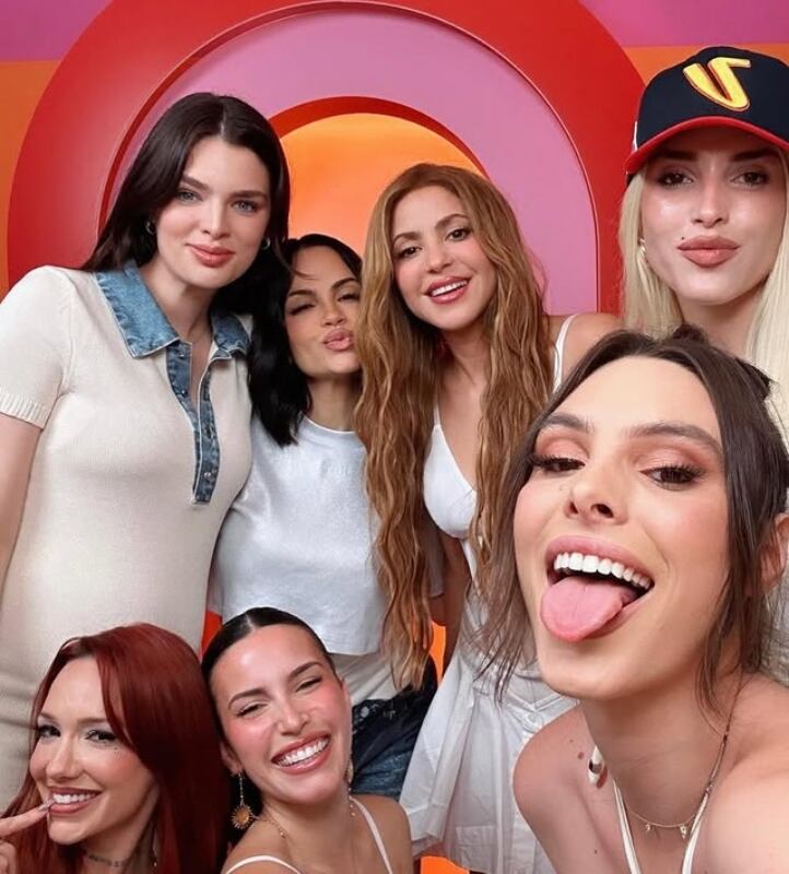 Nadia Ferreira, Natti Natasha, Shakira, Elena Rose, La Joaqui, Zhamira Zambrano, Lele Ponce / Foto: Instagram