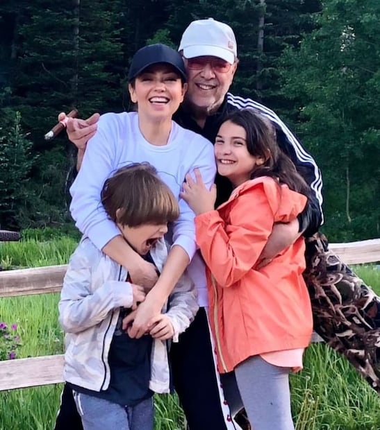 Thalía y Tommy Mottola con sus hijos Sabrina y Mathew / Instagram