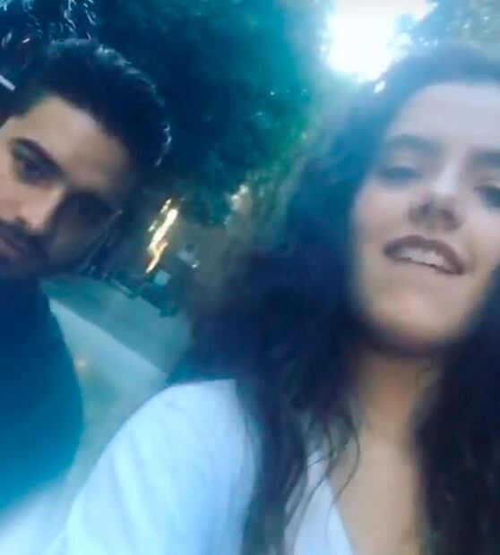 Maluma "cuida" a Camila Fernández en Boston